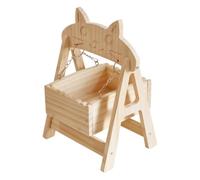 Wooden Hamster Hideouts House - Hamster Hideouts Houses | Chew-Safe Small Animals Cage Toys, For Mouse Dwarf Chinchilla Ferret Bunny Pets Hiding Napping Sleeping Activities