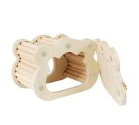 Wooden Hamster Hiding Place, Hamster Hiding Place - A Cute Cloud Forms A Small Hamster Hiding Place, Habitat Hut For Small Animals, Decor Of Wooded Home Houses For Small C
