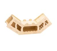 Wooden Hamster Tunnel | Natural Hollow Small Pet Exploring Toy