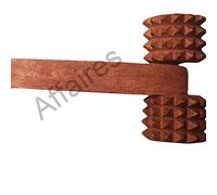 Wooden Hand Massager for Body Stress Acupressure Roller for Stress Pain Relief One Side Ring, Gift for Christmas or Birthday to Your Loved Ones by Affaires W-40013