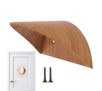 Wooden Hanger - Timber Cap Organizer, vertical Hook System, Natural Wood Rack with Wall Hardware, Mounted Storage Shelf, Hanging Display Stand for Home Entryway Bedroom Closet Door Doorway Rack