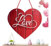 Wooden Heart Ornaments, Tree Pendant, 11.81x11.81x0.24 Inches Craft Gear with Quick, Wedding Decoration Set with Easy Style, Home Accessories for Valentine’s Day Party Celebration & Holiday Usage