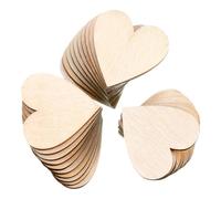 Wooden Hearts For Crafts Heart Shaped Blank Wood Slices For Ornaments Valentine's Day, Wedding, Home Decoration Para Escribir, Pintura