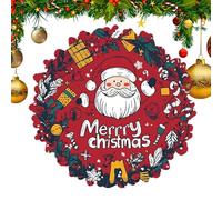 Wooden Jigsaw Puzzle for Kids - Christmas Wreath Design for Holiday Play | Engaging Puzzle for Girls, Boys, Teens, Women, Family, Son, Daughter, Friends, Coworkers, Travel-Friendly Format