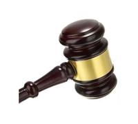 Wooden Judge's Gavel Auction Hammer with Sound Block for Attorney Judge Auction Handwork_Good quality