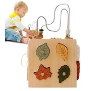Wooden Lacing Beads, Colorful Stacking Blocks, Educational Sorting Game, Fine Motor Skill Development, Inspired Learning, Ideal for Preschool and Home Play, Compact Size