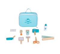 Wooden Little Hairdresser Play Set, Pretend Play Toy, Ages 3+, with Carry Case,
