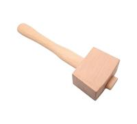 Wooden Mallet Tool, Beech Hammer, 9,84 x 3,34 x 2,36 pulgadas, Carving Chisel, Cómodo Grip Handle, Compact Sturdy Construction, Workshop Woodcraft, for Installation Assistance