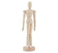 Wooden Manikin, Wooden Figure Model Human Art Mannequin Manikins,Art Class Wooden Figure Male Manikin Mannequin Wood Movable Model Display Crafts,for Art,Home Decoration