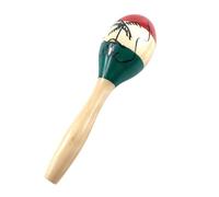 Wooden Maracas, Rumba Shaker Rattle, 11.02x3.15 Inches Percussion Instrument, Sand Ball Noise Maker, Fun Learning Musical Toy, Ideal for Kids, Early Music Education Easy to Use