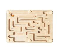 Wooden Marble Maze Game | Wooden Marble Board Toy Tilt Puzzle Game, Brain Teaser Logic Challenge for Kids & Adults, Mejora la concentración, ideal para viajes y juego familiar