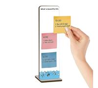 Wooden Memo Clip Desk Board Funny To-Do List Organizer Office Desk Accessor