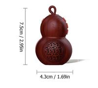Wooden Mini Bluetooth Speaker, Unique Wood Gourd Speaker Cute Wireless Speakers supports TF card for Party Office Desk Home Bedroom Kitchen