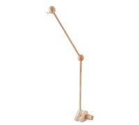 Wooden Mobile Arm for Crib - 69x11cm/27.17×4.33 in Wooden Bassinet Toys Stand | Detachable Adjustable Height Mobile Crib Arm - for Travel Stroller Home Kindergarten Bedroom Young Children Boys Girls