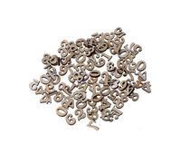 Wooden Numbers Embellishments 100Pcs School Teachers Teaching Props