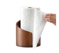 Wooden Paper Towel - Holder Countertop Farmhouse Dispenser
