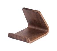 Wooden Phone Mount Cradle - Desktop Cellphone Holder Stand, Practical Viewing Accessory | For Men Women Students Home Office Kitchen Bedroom Study Dorm Bedside Use, Phone Stand, Desk Organizer, Mobile