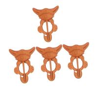 Wooden Pins The Decorate Animal Hat Jewelry Wood Brooch Clothes for Hats Decorative Lapel Pin