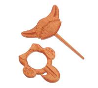 Wooden Pins The Decorate Animal Hat Jewelry Wood Brooch Clothes for Hats Decorative Lapel Pin