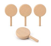 Wooden Popsicles for Crafts, 2026 DIY Craft Unfinished Wooden Popsicle Cutout, Summer Table Sign, Table Centerpieces for Farmhouse Rustic Home Tiered Tray Decor (E,4PCS)