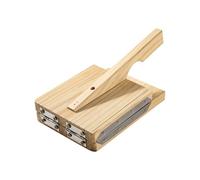 Wooden Press for Kitchen, Ravioli Press Mold, Multifunctional Dumpling Press, Wrapper Presser, Kitchen Dough Press Tool For Dumpling Wrappers, Bun Wrappers, 10.04x7.87x1.57 pulgadas