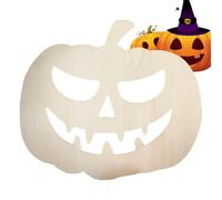 Wooden Pumpkin Cutouts - Children DIY Hand Painting Pumpkin Sign