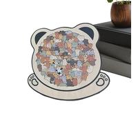 Wooden Puzzle - 135 Piece Wildlife Pattern Brain Game, Unique Animal Silhouette Pieces with Smooth Polished Finish, Engaging Mind Stimulating Activity, Ideal for Kids Adults Classroom Gathering Celebr