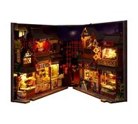 Wooden Puzzle Bookend - 3D DIY Wooden Miniature Kit