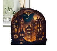 Wooden Puzzle Nightlight - LED Light Puzzle, Decorative Wooden Lamp | USB Charging Nightlight, Adult Craft Kit, Unique Desk Decor, Illuminated Wooden Puzzle, Night Light for Home and