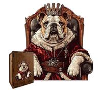 Wooden Puzzle Set, Dog Shape Challenge Game, 7.48x5.51x2.75inch Brain Teaser Puzzles Board with Interlocking, Wooden Craft Puzzle, Animal Shape Game with Creative Style, Home Entertainment for Adults