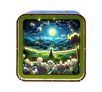 Wooden Puzzles Nightlight, Nightlight, Scenery Puzzle Light, Wooden Nightlight Decor, Bedroom Puzzle Lamp, Living Room Nightlight, Study Room Light, Home Decoration Light
