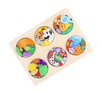 Wooden Puzzles, Preschool Jigsaw Puzzles, Educational Brain Teasers, Colorful and Interactive Design, Enhances Problem-Solving, Fun Learning for Kids, 11.81x8.86 Inches