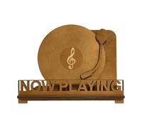 Wooden Record Rack, Wooden Albums Display Rack, Album Stand Vinyl Storage, Collector Friendly Record Organizer, Stylish And Functional Music Decor for Home Living Room Music Room Studio Shelf