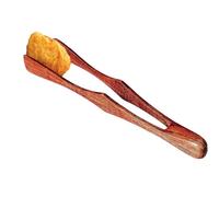 Wooden Salad Tongs - 27 x 2,2 cm Wooden Toast Tongs, Long Handle Anti-Slip Salad Tong, Household Non-slip Nonstick Meat Cooking Tong And Salads Clips For BBQ, Salads Tossing Food Fruits Bread
