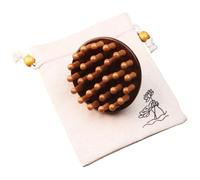 Wooden Scalp Massager | Natural Sandalwood Comb | Meridian Massage Comb for