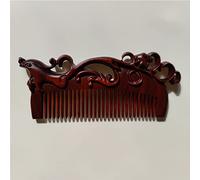 wooden scalp massager， Sandalwood Red Sandalwood Carving Flower And Wood Comb Wooden Handicraft Gift Sandalwood Comb,4 (Color : 20)