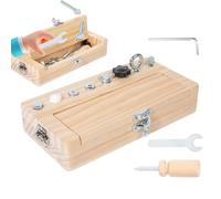 Wooden Screw Board - Educational STEM Toy | Fine Motor Skills Development