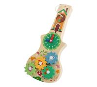 Wooden Sensory Board - Violin Development Game | 25.2x11x2.5cm Kids Travel Toy with Learning Play Features, Wood Construction with Activity Elements, Educational Toy For Home School