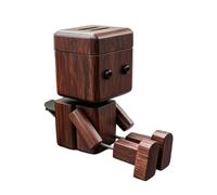Wooden Shaking Man Car Air Vent Freshener Aromatherapy Diffuser Clip