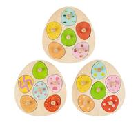 Wooden Shape Peg Puzzle - Fine Motor Skills Board Game, Interactive Educational Toy for Boys and Girls, Classroom and Travel Activity | Road Trip Fun, School Learning Tool, Kids Birthday Gift, Stockin