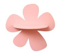 Wooden Shelf, Cute Bookshelf, Decorative Wall Rack, Preppy Book Shelf, Wooden Cute Flower-Shaped Shelf with Funky Squiggle Design, 11.81x11.42 Inch for Bedroom, Bathroom, and Living Room Decoration