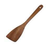 Wooden Spatula - Kitchen Cooking Tool for Stirring Flipping | Natural Beechwood Construction with, Heat Resistant Utensil for Home Cooking, Baking Frying 12.99x2.95 in