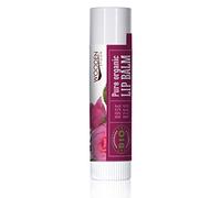 Wooden Spoon Bálsamo Labial Orgánico Rose Kiss - 100% Natural con Aceite de Rosa, Karité y Coco, Antiedad, Hidratante, Certificado Orgánico, Apto para Toda la Familia - 4,3 g
