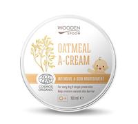 Wooden Spoon Crema Orgánica Calmante para Piel Sensible y Atópica - Con Avena Coloidal, Caléndula y Hipérico, 100% Natural, Hipoalergénica, Sin Agua - 100 ml