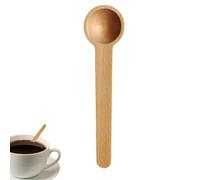 Wooden Spoons - Wooden Teaspoons, Bamboo Kitchen Utensils for Scoop, Little Wood Serving with Short Handle, Bamboo Teaspoon, Wood Serving Scoop for Kitchen Condiments Honey Milk Coffee