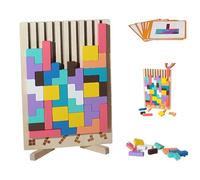 Wooden Stacking Puzzle Toy, Decorative Home Ornaments for Adults, Creative Puzzle Games, Family Fun Activity, Russische Blöcke Spiel Geschenk (1 Set)