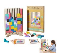Wooden Stacking Puzzle Toy, Eco-Friendly Wooden Mind Puzzle, Idea Decorative Home Ornaments for Adults, Stress Relief & Brain Teaser Game, Easter Gift, Family Activity (1pcs)