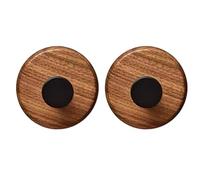Wooden Sticky Hangers, Adhesive Hooks, Towel and Hat Hanger, 2x Sticky Hooks, Coat Hooks, Hat Hanger, Towel Rack, Multipurpose Hook for Hats Towels Robe Clothes Jackets Keys Bags