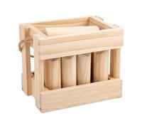 Wooden Toss Game - Vviking Chess Lawn Activity, Outdoor Entertainment Set for Home, Garden, Picnic, or Gathering | Safe Portable Wood Throwing Game, Family Fun, Team Competition, Recreational Skill