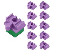 Wooden Train Track Connectors - 10pcs Toy Train Adapter Set | Interactive Connecting Accessories Kids Ages 3+, Compatible with Major Brands, Ideal for Bedroom, Playroom, Holiday & Preschool Play